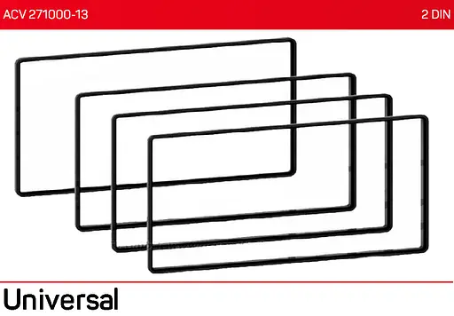 Набор универсальных декоративных кантиков 2 DIN ACV 271000-13 - фото 2