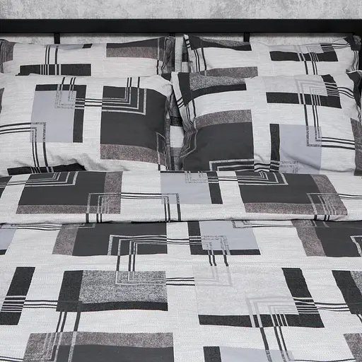 Комплект постельного белья Moon&Star Бязь Gold Люкс Modern Vision King Size 220x240 наволочки 4х70х70 - фото 6