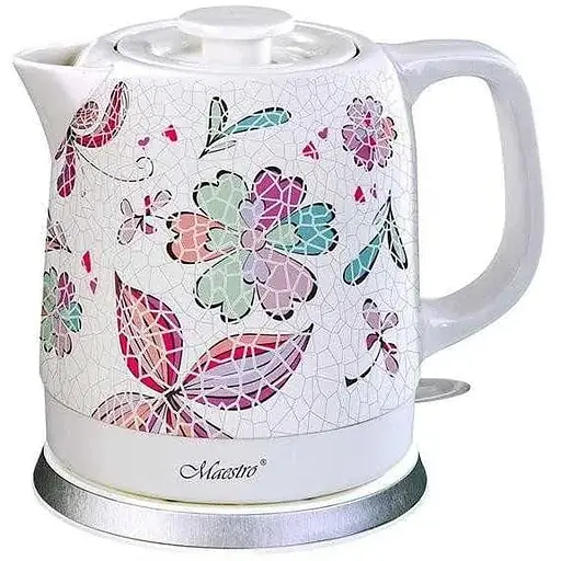 Чайник керамика Maestro MR-068-Flowers - фото 1