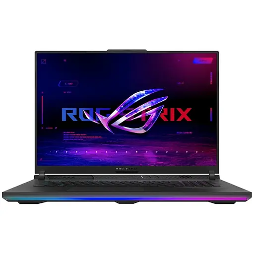 Ноутбук Ігровий ASUS ROG Strix SCAR 18 G834JYR з процесором Intel Core i9 14900HX pana la 5.8 GHz, 18", QHD+, Mini LED 240Hz, 64GB DDR5, 2 x 1TB SSD, NVIDIA® GeFor 175W, Windows 11 Pro, Off чорний - фото 3