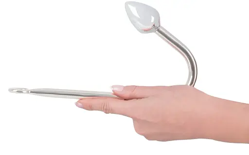 Анальний крюк You2Toys Bondage Hook 24 см (сріблястий) - фото 4