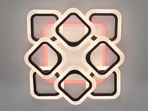 Светодиодная люстра смарт светильник с пультом, подсветкой, 110W - фото 2