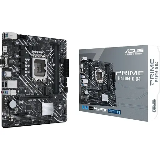 Материнська плата Asus Prime H610M-D D4 s1700 H610 2xDDR4 M.2 HDMI D-Sub mATX - фото 3