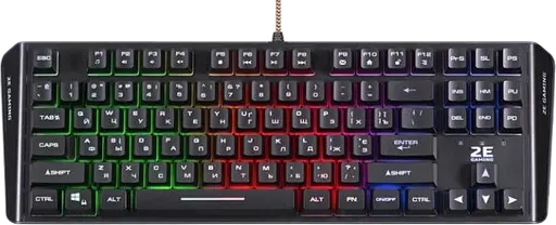 Клавіатура 2E Gaming KG355 Ukr RGB Black (2E-KG355UBK)