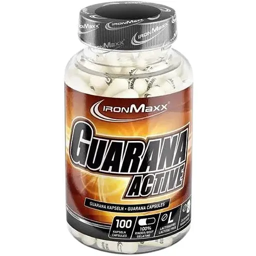 Предтренировочный комплекс Ironmaxx Guarana Active, 100 капсул