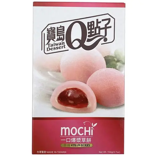 Уцінка. Тістечко моті Taiwan Dessert Strawberry 104 г (10077)