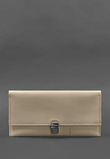 Шкіряний жіночий тревел-кейс Journey 2.0 Світло-бежевий - фото 2