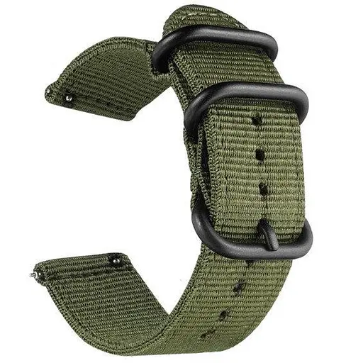 Ремінець тканевий зелений розмір 24