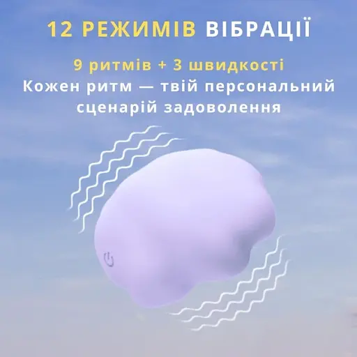 Вакуумний кліторальний стимулятор I’MCUM GlowCloud Вібратор 2 в 1 у вигляді нічника (7970379617680) - фото 6