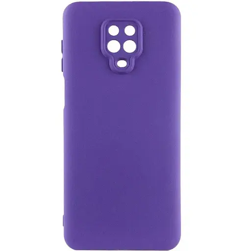Чохол TPU GETMAN Liquid Silk Full Camera для Xiaomi Redmi Note 9s / Note 9 Pro / Note 9 Pro Max Фіолетовий / Ultra Violet
