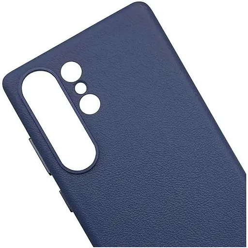 Чехол Epik Leather Case для Samsung Galaxy S25 Ultra Dark Blue AAA [133783] - фото 3
