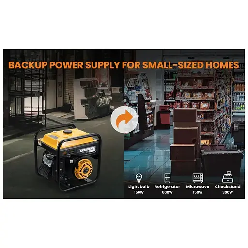 Генератор maXpeedingRODS MXR4500i (3,5 kW), 220V, 50Hz, 7.5л, ручний запуск (mxr4500i) - фото 6