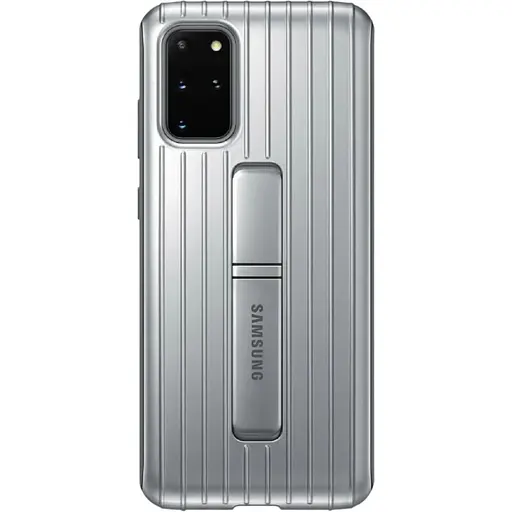 Чехол оригинальный Samsung для Galaxy S20 Plus Official Protective Rugged Standing Cover EF-RG985CSEGRU Silver