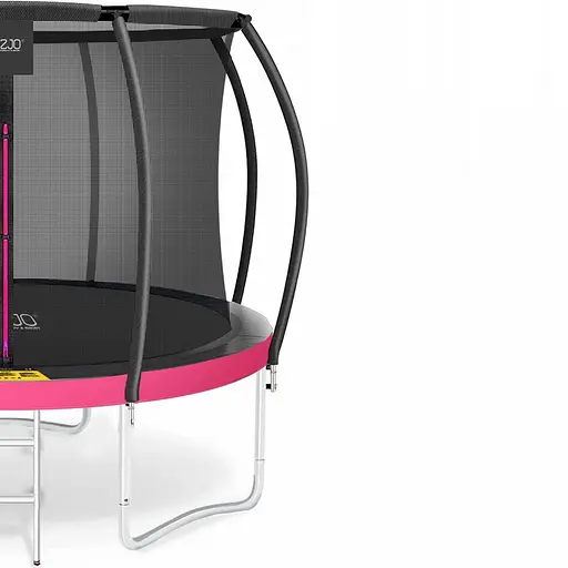 Батут с внутренней сеткой 4FIZJO Premium 8FT 252 см 4FJ0603 Black/Pink (P-5907739314550) - фото 5