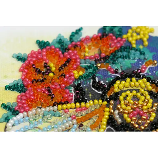 Набор-мини для вышивания бисером "Сладко" AM-225 15х15 см - фото 4