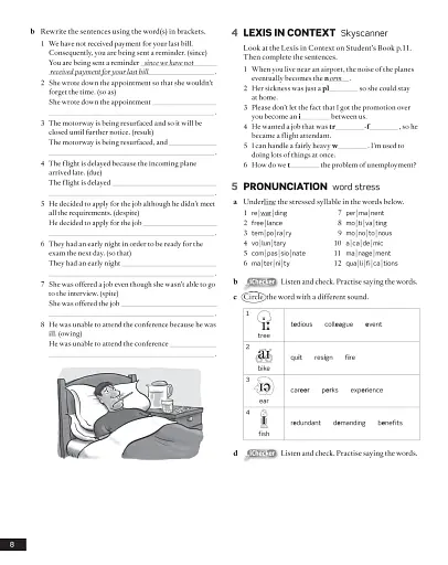 English File (4th Edition). Advanced Workbook with key - фото 8