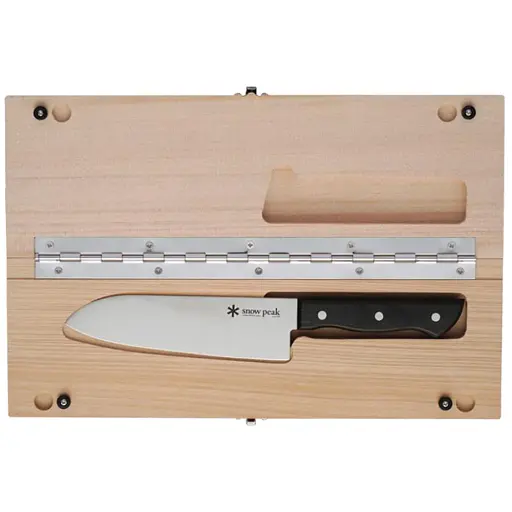 Ніж кухоний Snow Peak CS-208 Cutting Board Set L + обробна дошка - фото 2