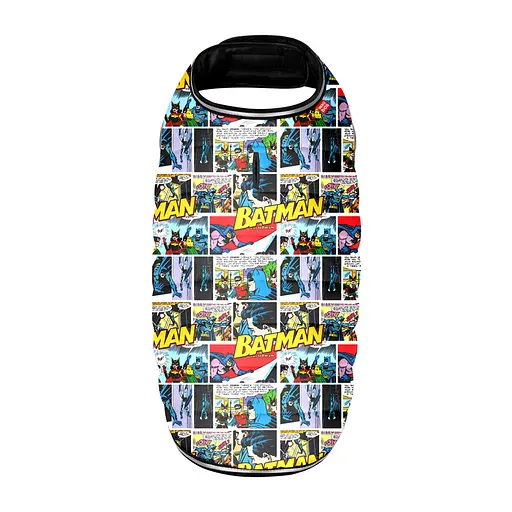 Курточка-накидка для собак Waudog Clothes, малюнок "Бетмен комікс", S, А 32 см, B 41-51 см, С 25-35 см - фото 3