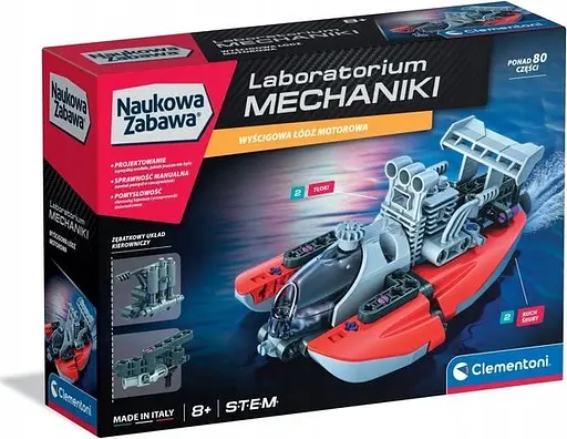 Інтерактивний конструктор Моторний човен - Clementoni 50247