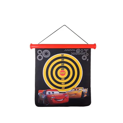 Дитячий магнітний дартс "Тачки" Bambi LD1125 двосторонній - фото 1