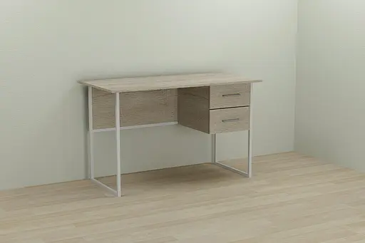 Компьютерный стол Ferrum-decor Таккота 75x120x70 белый ДСП Дуб Сонома 16мм (FRD-102117) - фото 3