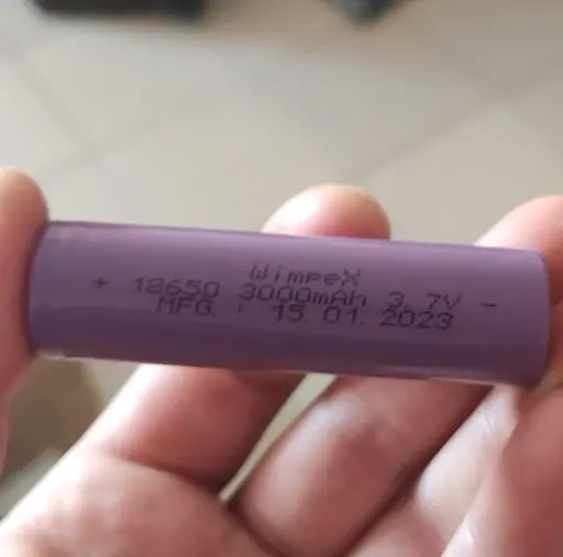 Аккумулятор 18650 Wimpex WX 3000 mAh 3.7V - фото 2