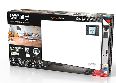 Конвектор обогреватель с пультом Camry CR 7739 LCD - фото 2