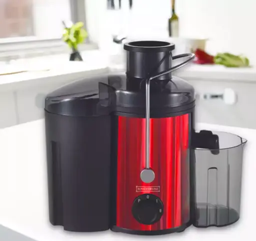 Соковижималка із нержавіючої сталі об'ємом 1.5 L Royalty Line RL-PJ19001 Red - фото 2