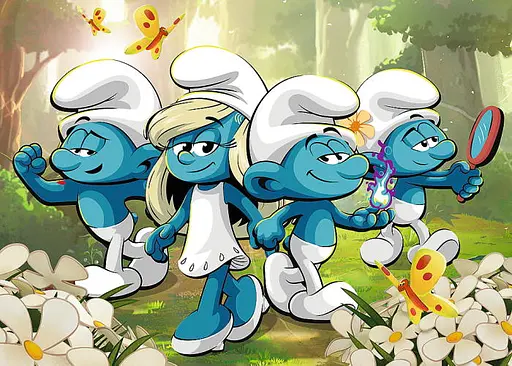 Пазл Trefl Приключения смурфиков Смурфики 30 эл. (18317) - фото 2