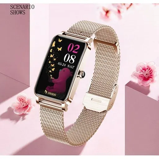 Женские умные смарт часы Smart Braclet (Gold) - фото 5