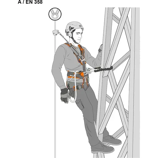 Самостраховка Climbing Technology Finch+ Position Lanyard 15 MT (1053-7L92815H0) - фото 4