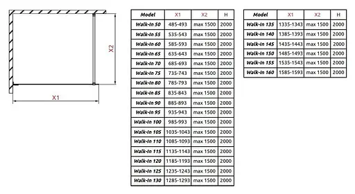 Душова перегородка Radaway Essenza Pro Gold 60 см 10103060-09-01 - фото 7