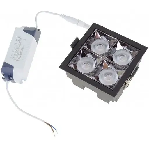 Світильник точковий Brille LED HDL-DT 203/5*4W NW BK 36-304