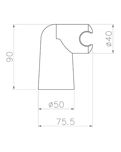 Держатель душевой лейки Imprese S013 Хром - фото 2