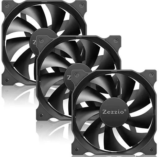 Комплект вентиляторів Zezzio ZA-120 3 in 1 Kit ZA-120 3 in 1 Kit) - фото 1