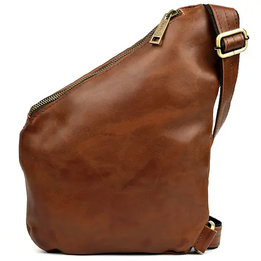 Мужская сумка-слинг через плечо для левши TARWA 23х28х4 см sum0028343 - фото 2