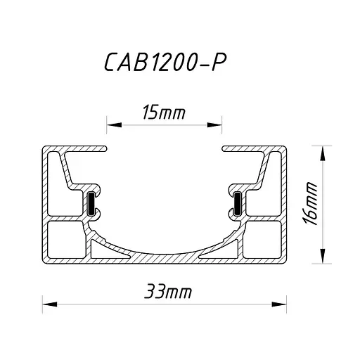 Шинопровод однофазный Feron CAB1200-P 1м черный - фото 3