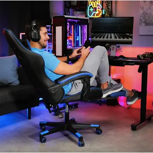 Геймерское кресло Di Volio Ragazo синий - фото 7