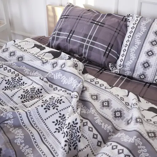 Комплект постельного белья MirSon Бязь 17-0654 Reindeer 2x160x220 см (2200009610172) - фото 2