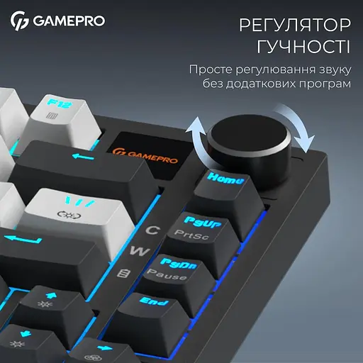 Клавіатура GamePro Asgard Valhalla Pro 75% Rainy switches (MK160W-D-Pro) - фото 10