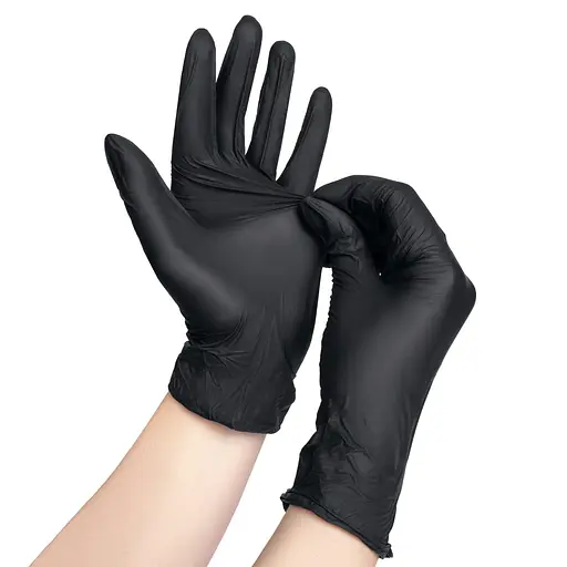 Уценка. Перчатки нитриловые MediPlus BlackyPlus light черные размер M 100 шт. (6970245754508) - фото 2