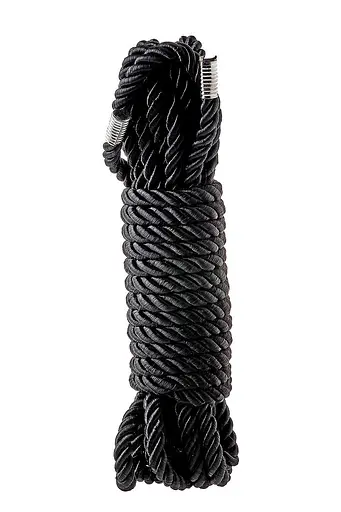 Мотузка для бондажу Dreamtoys Blaze Deluxe Bondage Rope 5 м чорний - фото 2