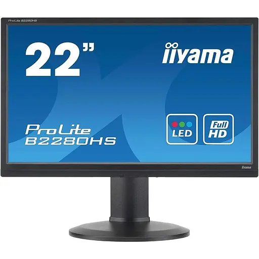 Монитор 21.5" IIYAMA ProLite B2280HS-B1 - Class A "Б/У" - фото 1