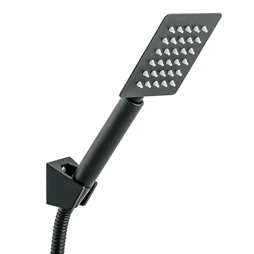 Змішувач для ванни Wezer PRO7-02-BLACK поворотний Чорний матовий - фото 3