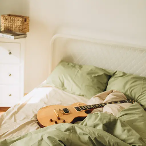 Комплект постельного белья оливковый кретон 100% хлопок Olive - двухспальный  - фото 3