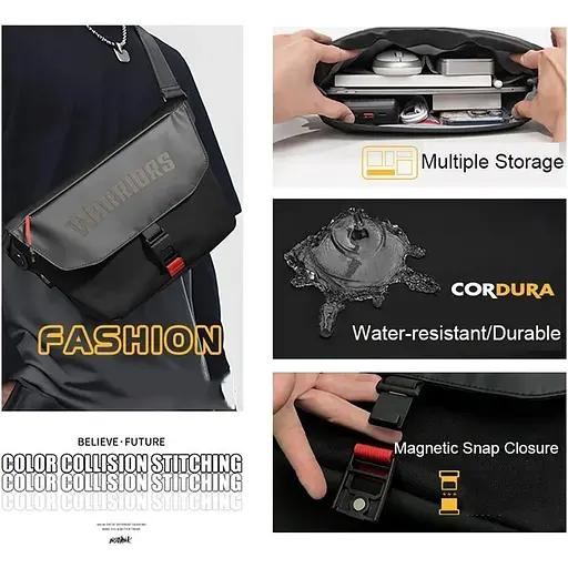 Сумка WiWU Warriors Message Bag X наплечная (143821) - фото 7