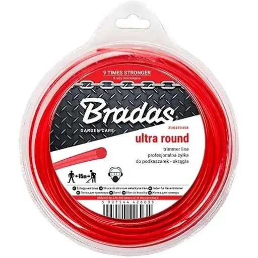 Волосінь для тримера Bradas ULTRA "коло" 2,7мм х 80м ZUO27045B - фото 1