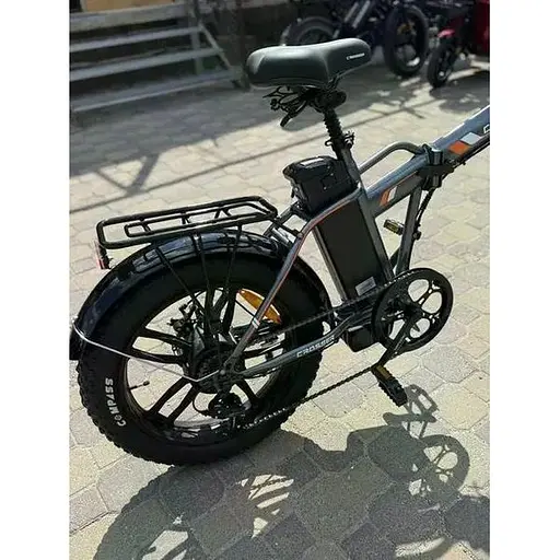 Электровелосипед Crosser Comp фетбайк 350W 12Ah черный с синим - фото 4
