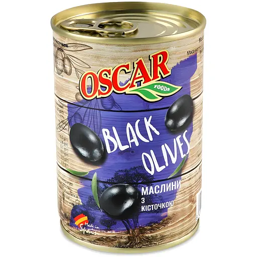 Маслины Oscar с косточкой 280 г (851848)
