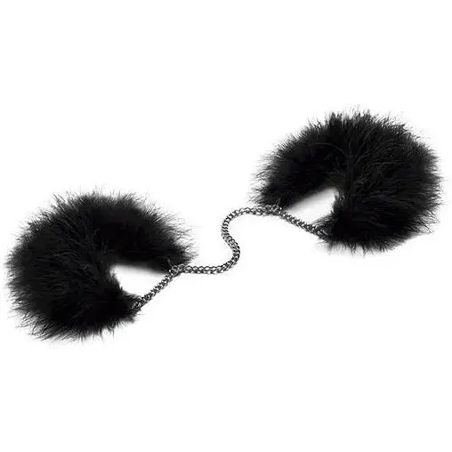 Пухнасті наручники Bijoux Indiscrets Za za zu - feahter handcuffs, пір'яні, подарункова упаковка